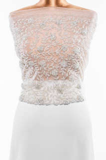 Appliqué da sposa - fiori e foglie