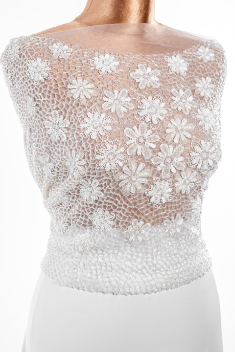 Application - corset with flowers