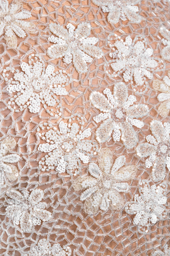 Applique - corset à fleurs