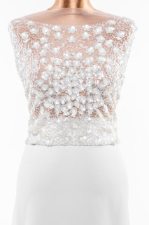 Application - corset with flowers
