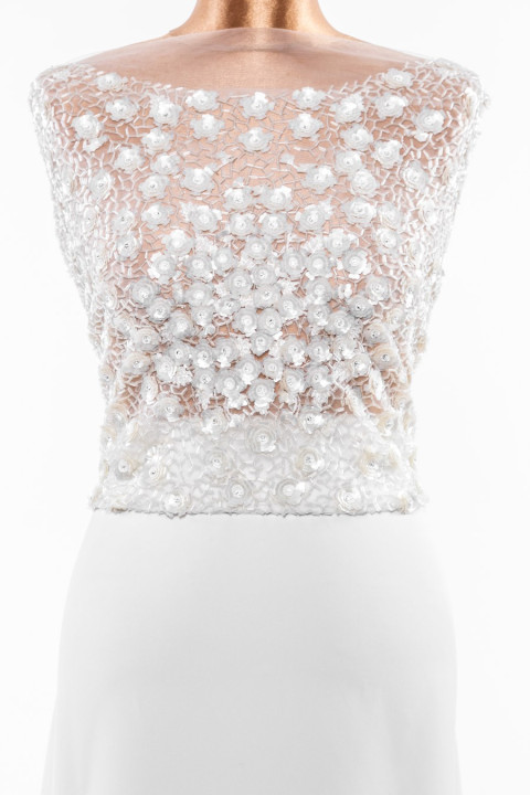 Application - corset with flowers