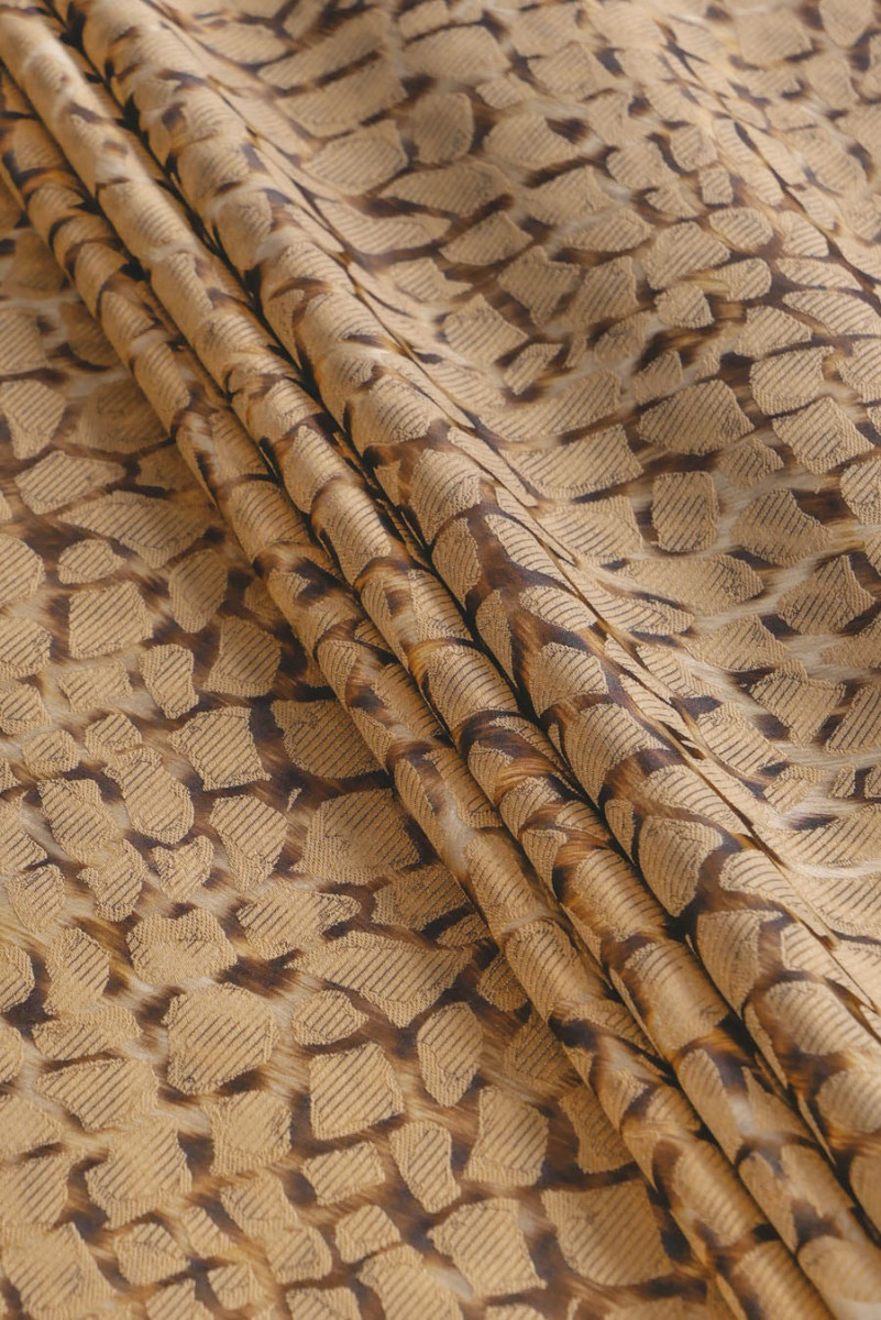 Jacquard fabric - giraffe