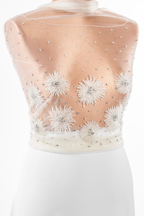 Wedding appassy - blouse with flowers