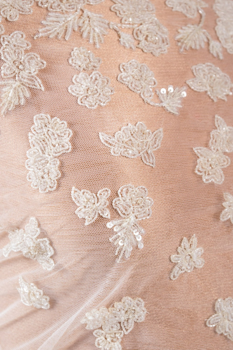 Appliqué de mariage - corset à fleurs