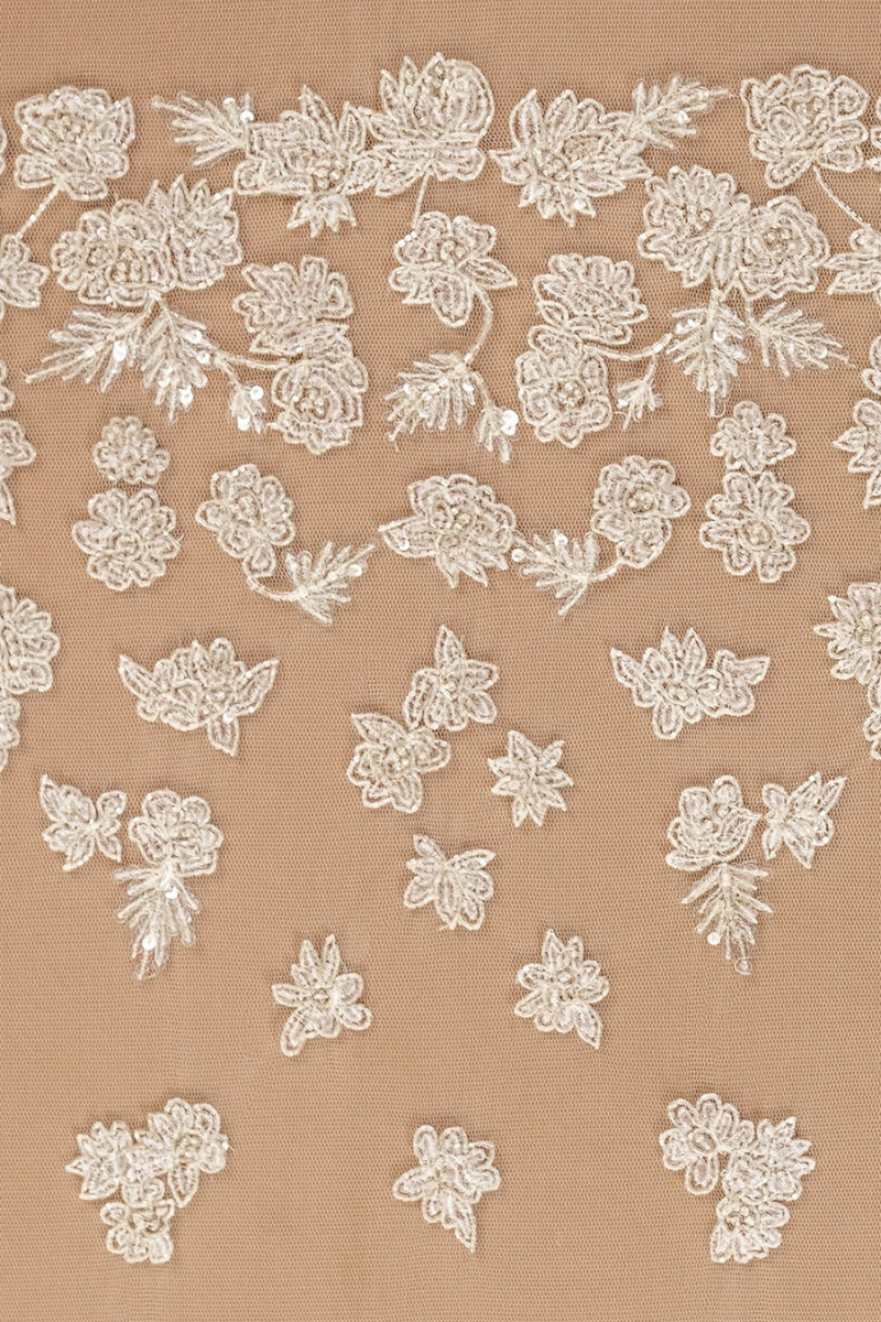 Appliqué de mariage - corset à fleurs