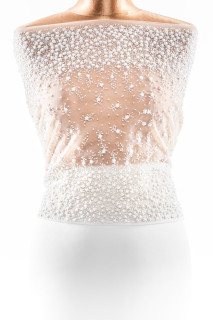Application - corset with small flowers