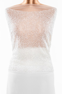 Application corset - mesh from beads