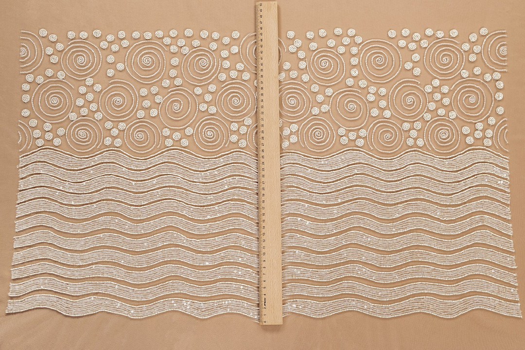 Corset application - geometric pattern