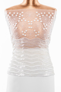 Corset appliqué - motif géométrique