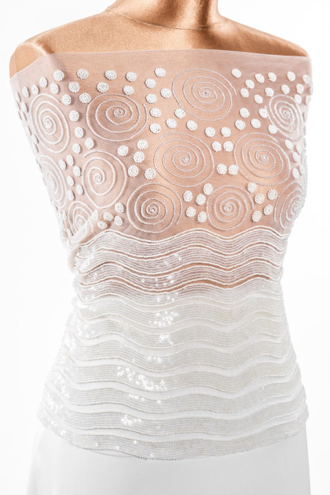 Corset application - geometric pattern