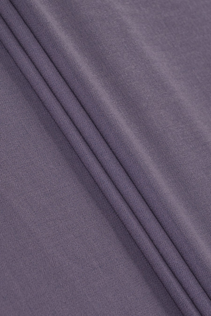 Костюмна шерсть - приглушений фіолетовий