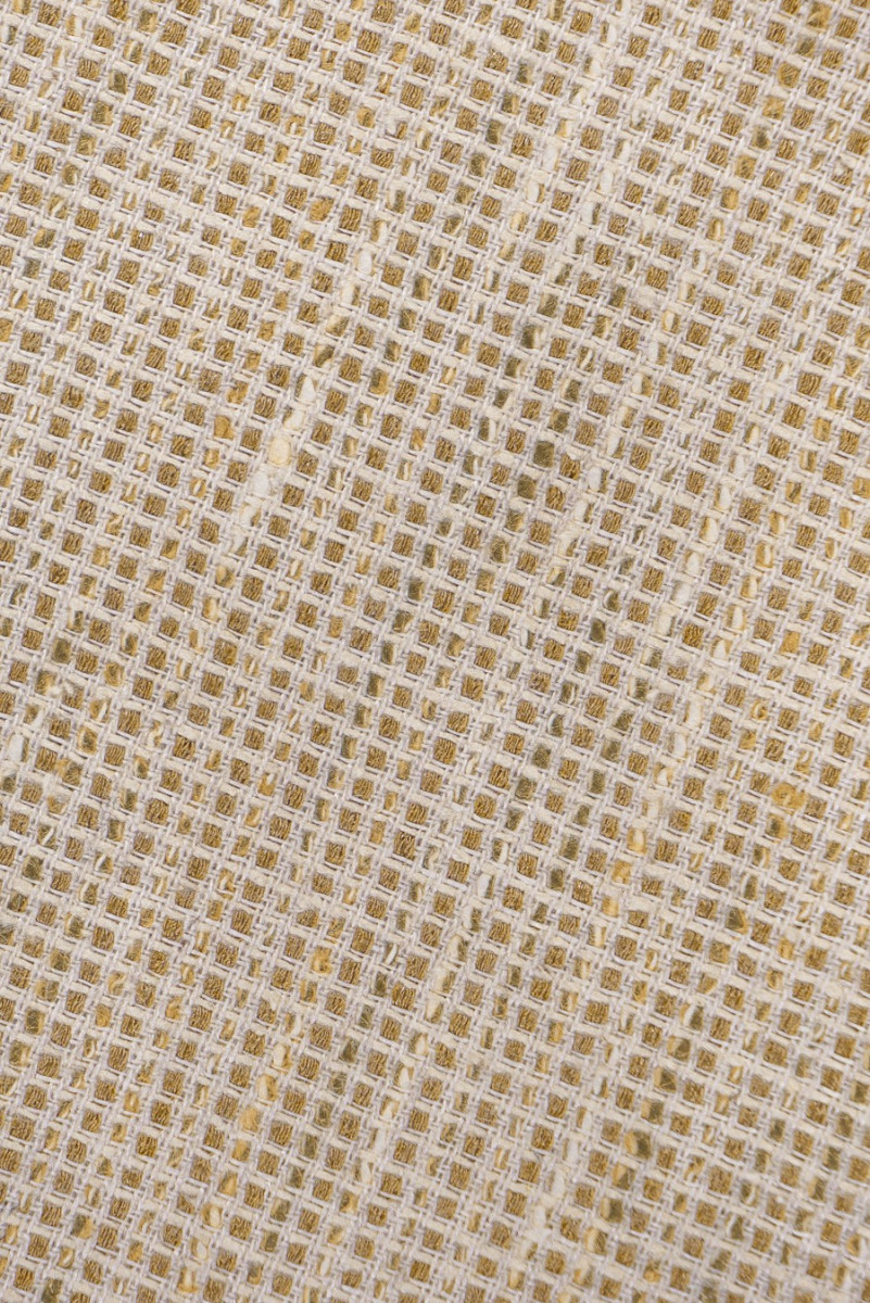 Tkanina kostiumowa biało-beżowa KUPONY