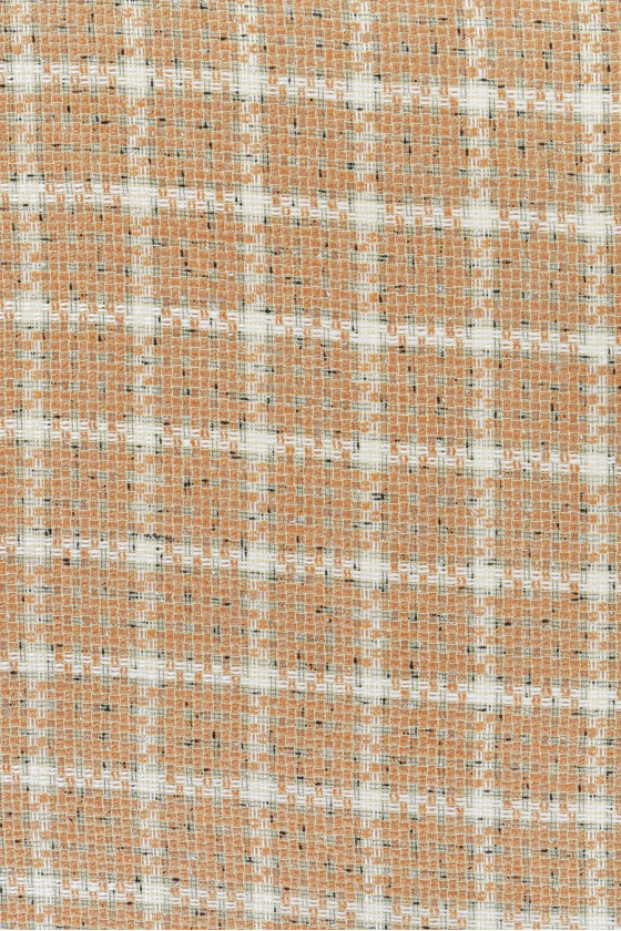 Tkanina typu chanel w kratę KUPON 100cm