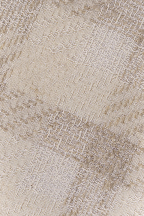Tejido Chanel - cuadros beige