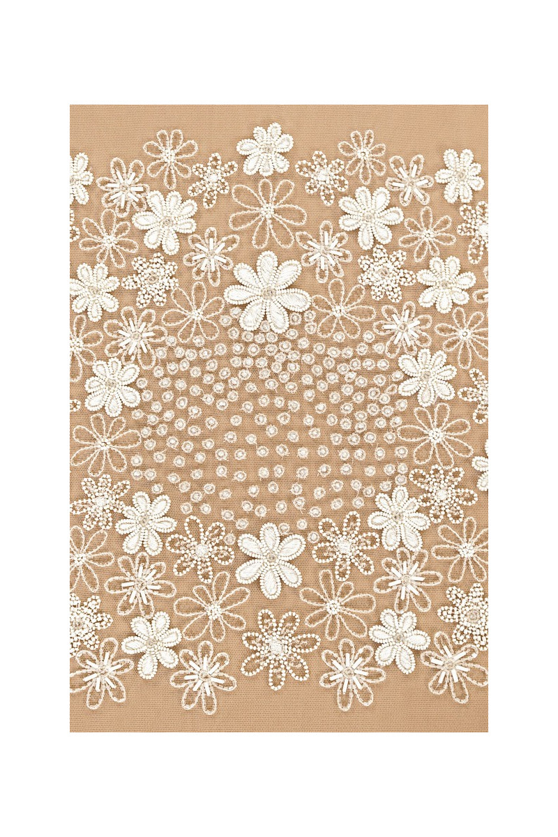 Application de mariage avec des fleurs