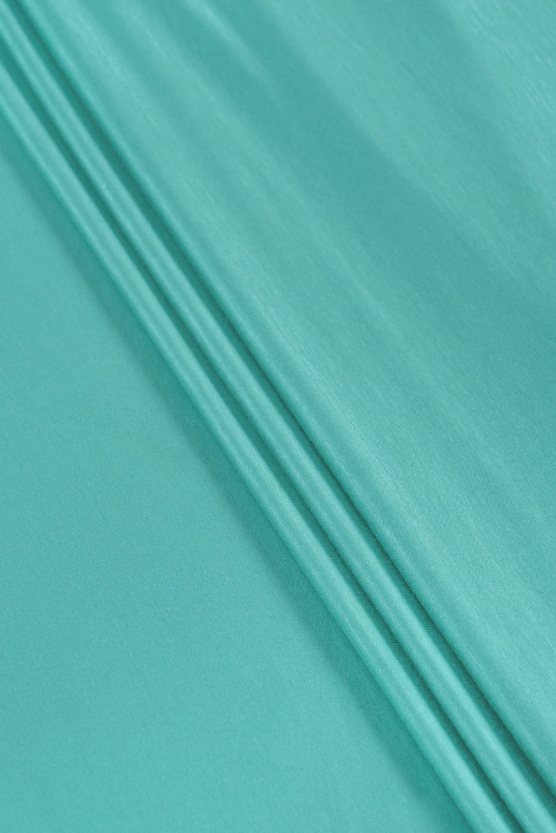Tissu tricoté en viscose - turquoise