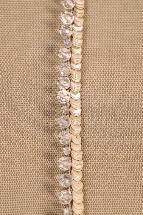 Tape with sequins and beads