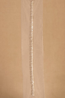 Fettuccia con paillettes e perline