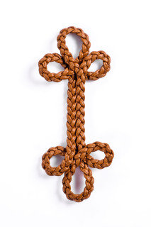 Application with faux leather - braided