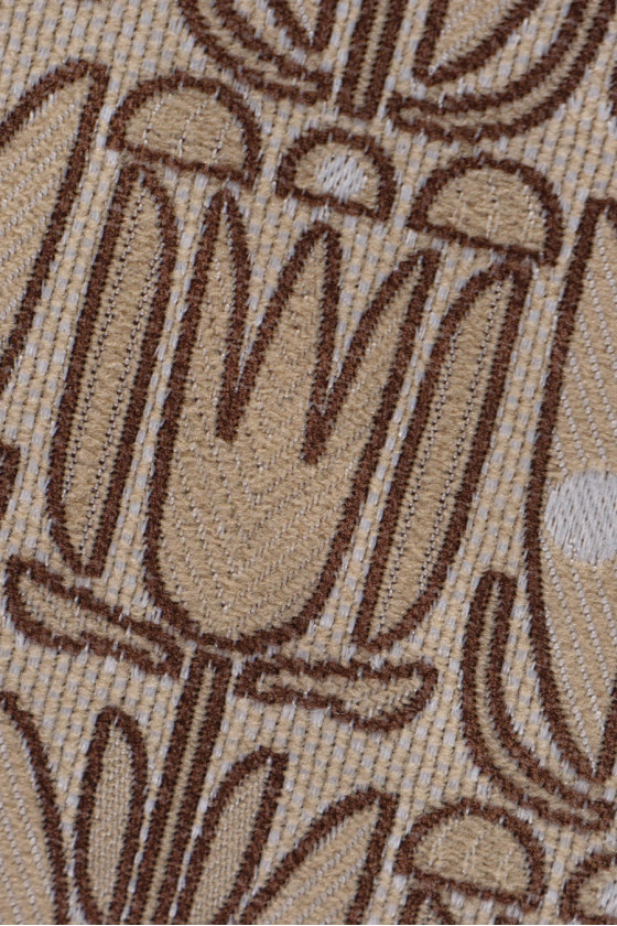 Virágos elasztikus jacquard