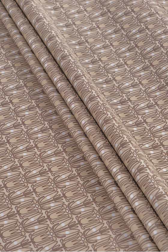 Virágos elasztikus jacquard