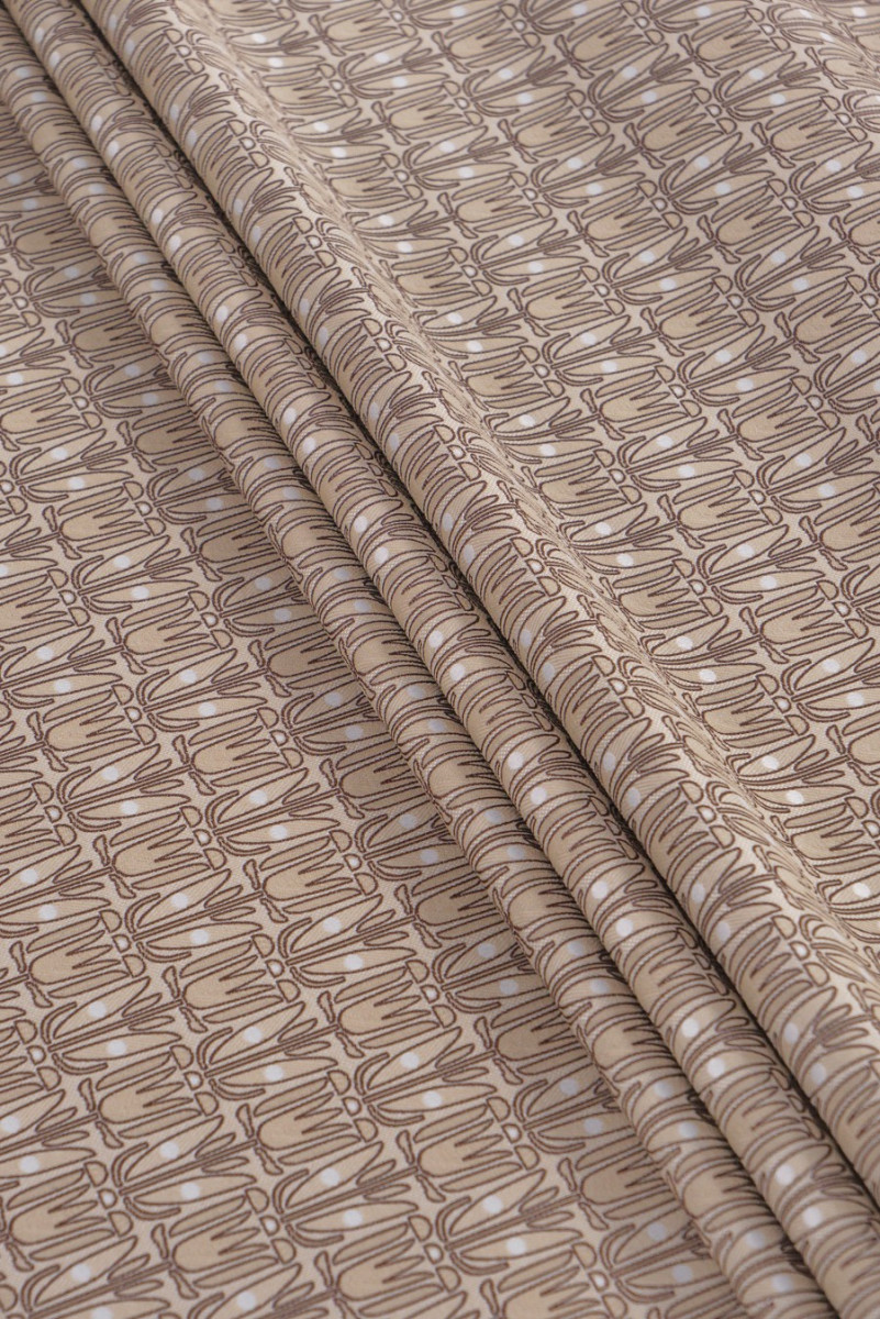 Jacquard elastico floreale