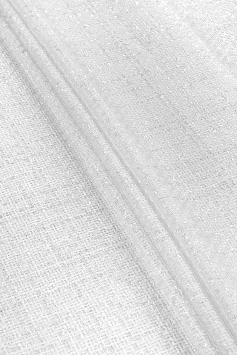Tkanina typu chanel - biała