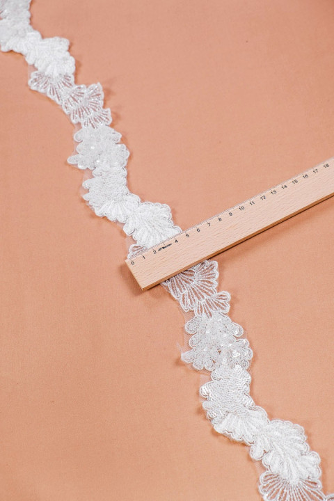 Tape with beads and sequins