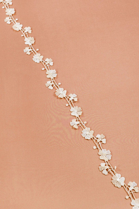 Guiur tape - beige flowers