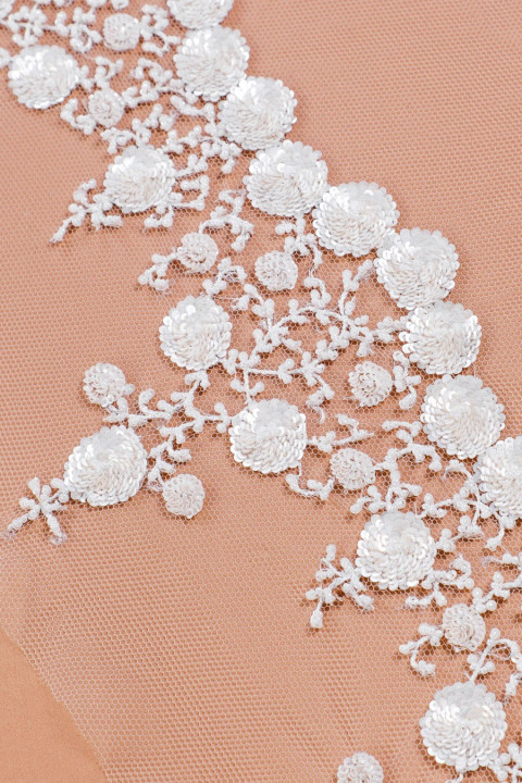 Cinta adhesiva con lentejuelas y abalorios