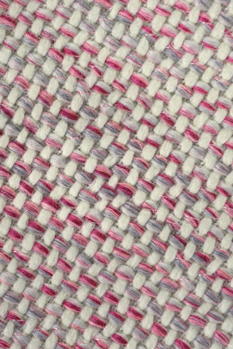 Chanel pink and ecru fabric