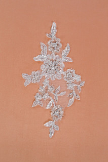 Beaded bryllup applikation