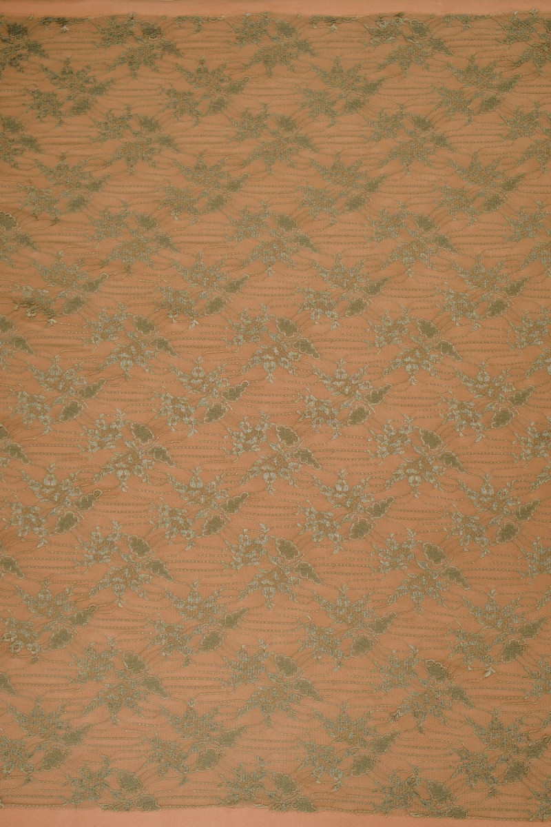 Dentelle olive légère
