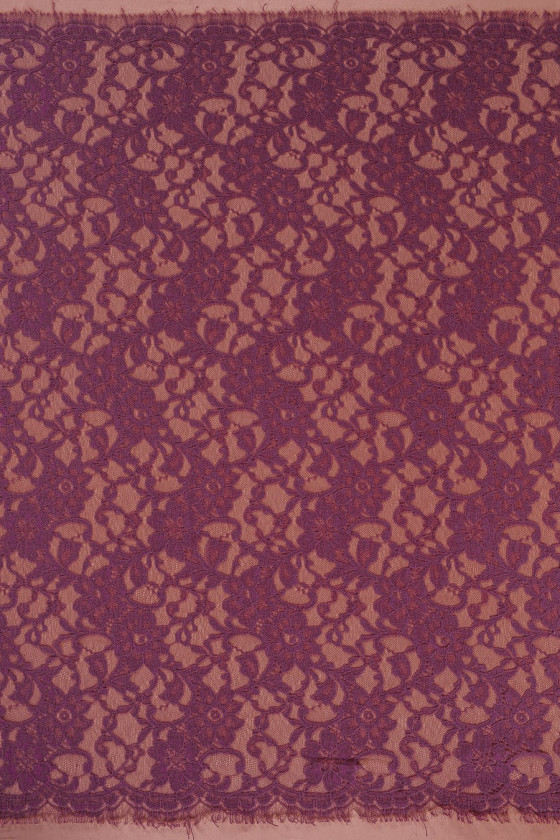 Koronka wąska zgaszony fiolet