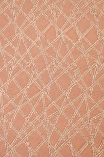 Encaje beige con lentejuelas - estrecho