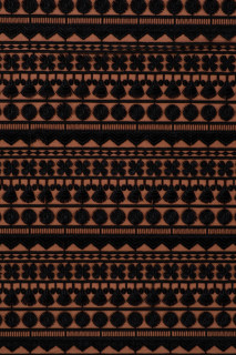 Lace with tassels - black