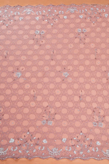 Spitze mit Pailletten schmutzig rosa