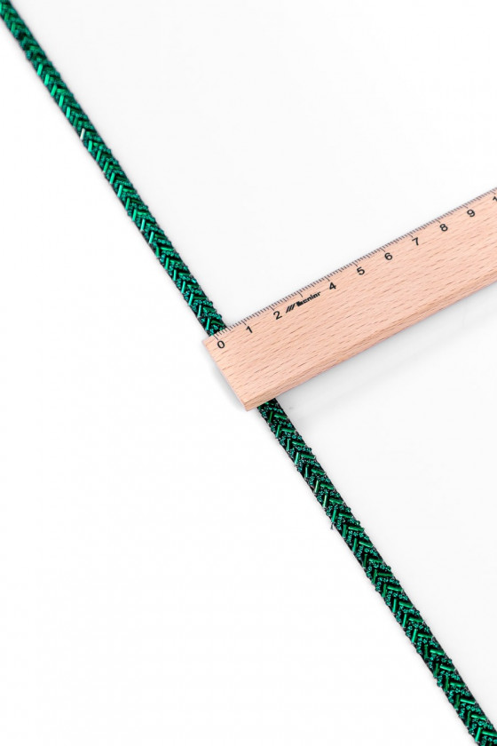 Klebeband mit Perlen - grün