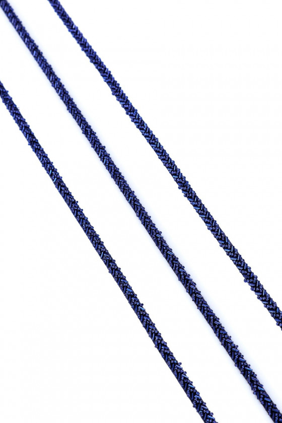 Beaded tape - cornflower