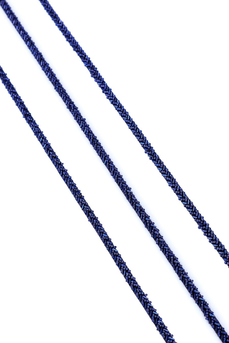 Beaded tape - cornflower