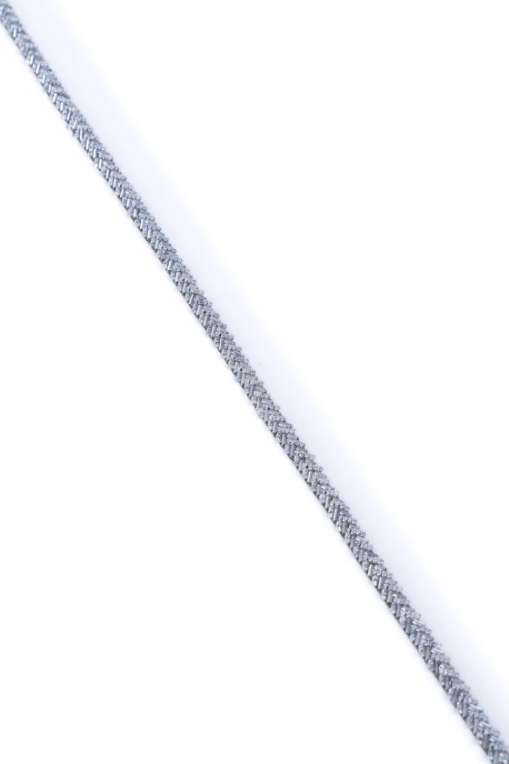 Tape with beads - gray