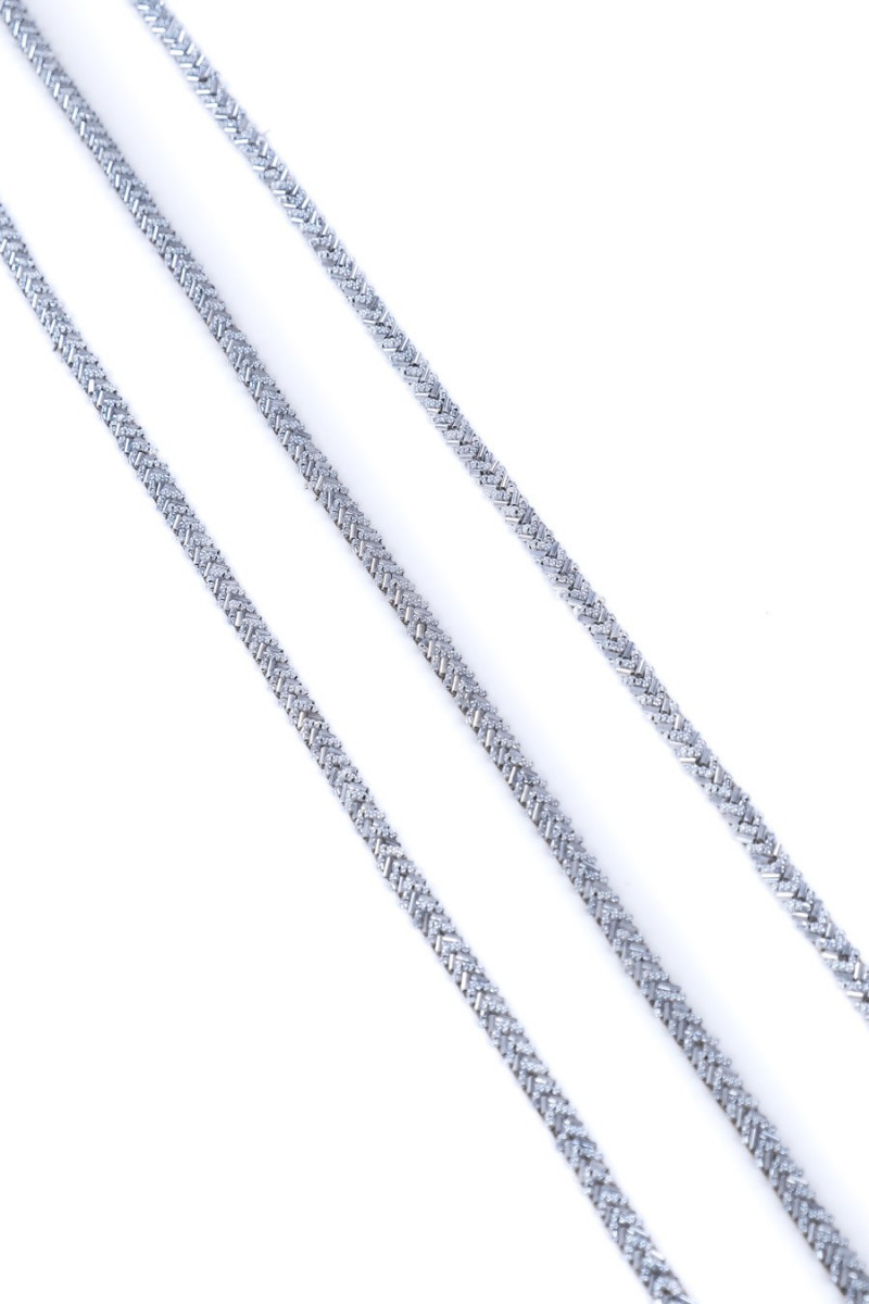 Tape with beads - gray