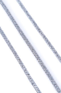 Nastro con perline - grigio