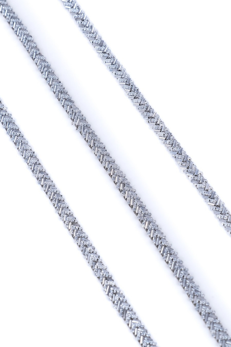 Tape with beads - gray