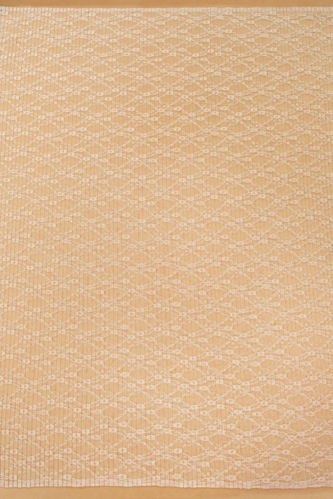 Geplooid kant beige