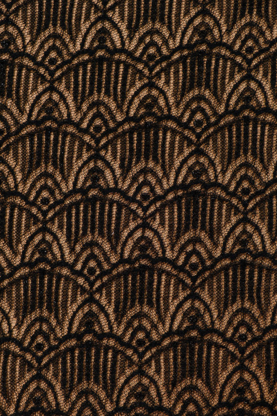 Black lace with lurex