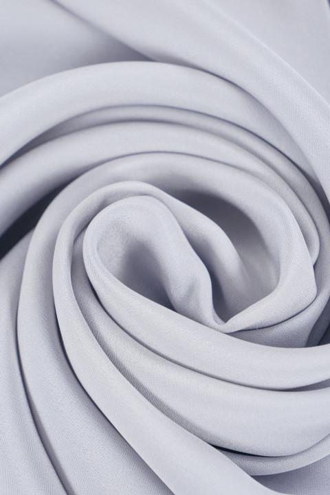 Dress silk cadi grey