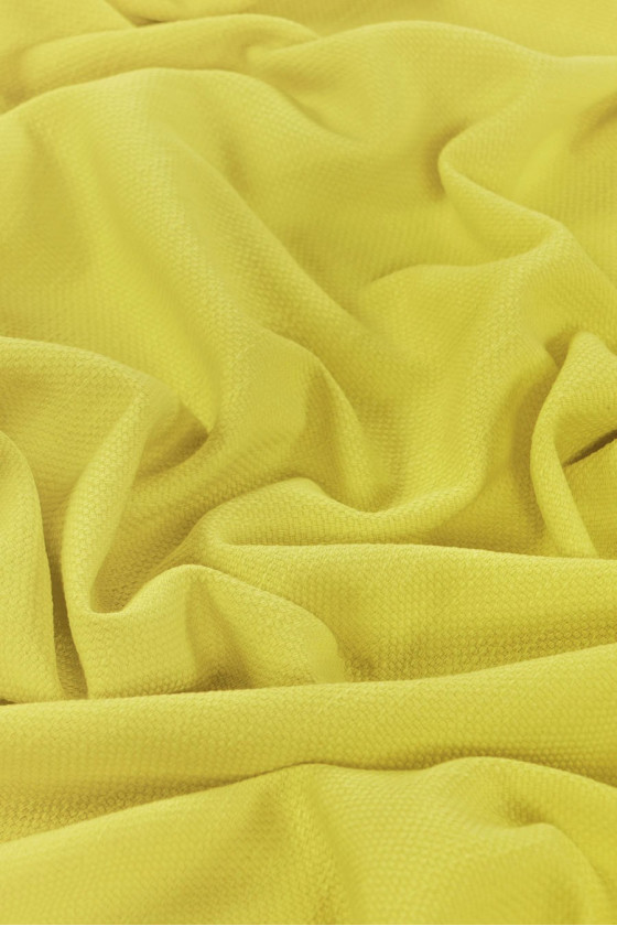 Jacquard pamut - sárga