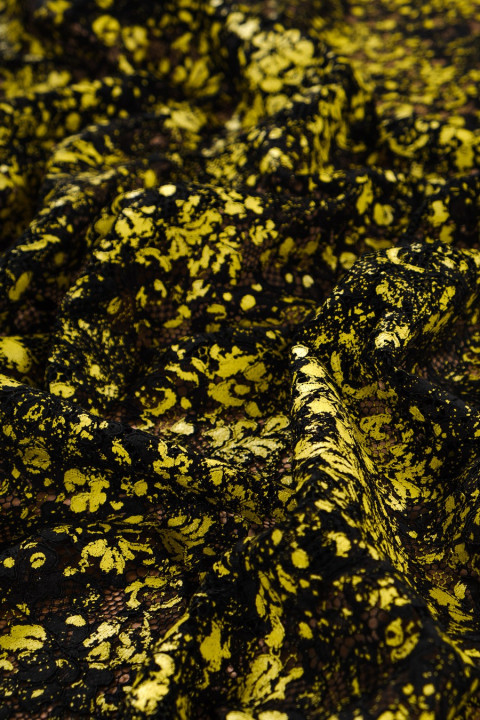 Black and green lace