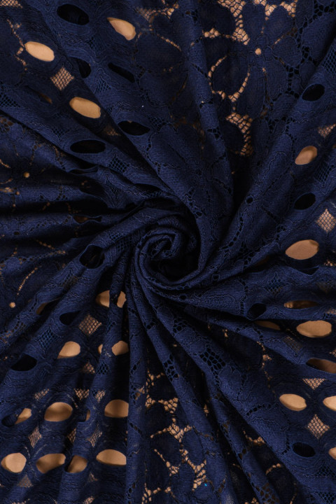 Navy lace